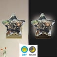 thumbnail image 4 of WOBOGO Ancient Cars LED Star Night Light 0.2 Watt Wall Plug Dusk to Dawn Auto Switch Adjustable Brightness Soft White Light, 4 of 6