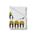 thumbnail image 2 of Jamaican Soft Flannel Fleece Throw Blanket, Jamaican Culture Elements Cartoon Style Design Rastafarian Man Dreadlocks, Cozy Plush for Indoor and Outdoor Use, 50" x 70", Multicolor, by Ambesonne, 2 of 5