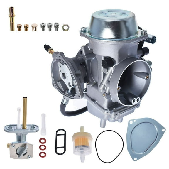 Carburetor Carb Assembly Fits for Yamaha Grizzly 600 1998-2001 with Fuel Petcock Replaces 2GU-24500-02-00 ATV