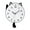 White, variant on Wall Clock Cat Decorative Clock Pendulum Wall Clock with a Cute Swinging Tail for Kids Room Bedroom Decor