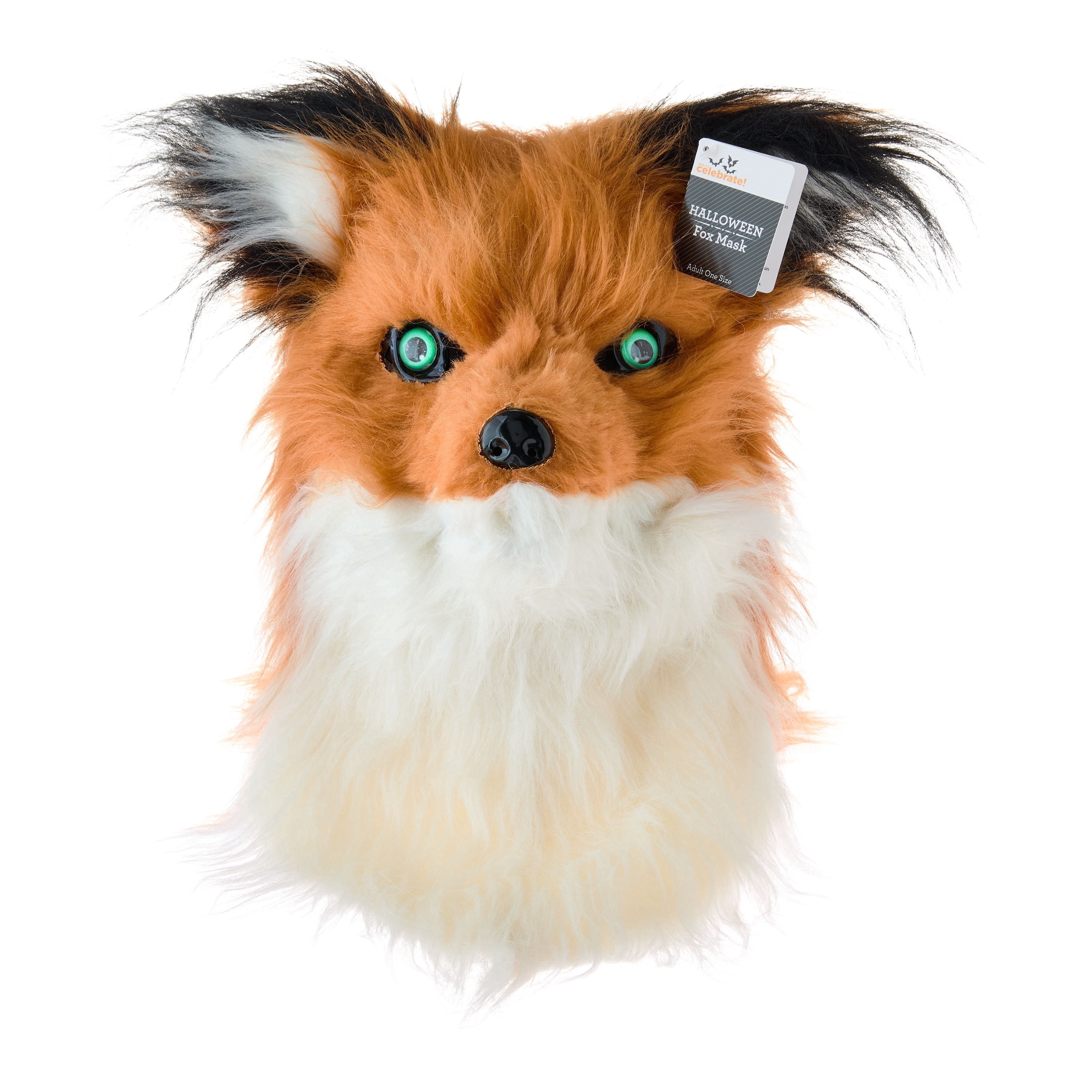 Animalistic Fox Mask Costume Accessory for Adults, Multicolor, Halloween by Way To Celebrate