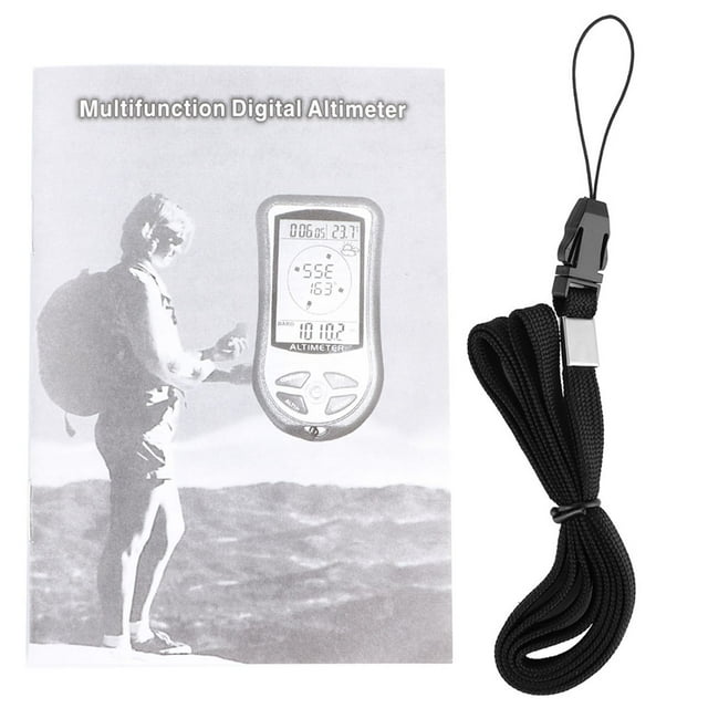 Altimeter, Multifunctional Weather Altimeter, Corrosion- Durable Home Mountain Climbing Hiking for Outdoor