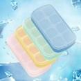 Slow Melting Ice Glass Silicone Ice Tray Ice 8 Holes Lazy Ice Tray