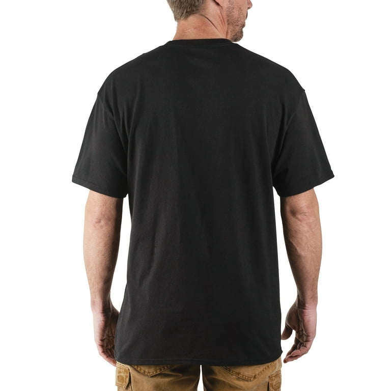 Walls Men's and Big Men's Short Sleeve Pocket Tee, 2-Pack