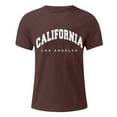 thumbnail image 2 of Men's Raglan Sleeve Letter Print Short Sleeve T-Shirt - Floral Design, Casual Style, Suitable for Daily Wear, 2 of 4
