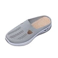 thumbnail image 3 of Fnooota Womens Slip on Sneakers, Casual Non Slip Summer Mesh Walking Shoes Gray Size 9, 3 of 9