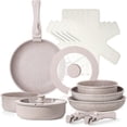 thumbnail image 1 of LOKOOY Juego de 16 Ollas y Sartenes con Mango Desmontables, Alta Antiadherente, Bateria de Cocina Con Tapas y Coj&iacute;n, Sart&eacute;n para Fre&iacute;r Apto para Lavaplatos, Cocina de, 1 of 6