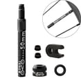 thumbnail image 3 of MTB Bicicleta De Carretera Tubeeles Neumático PRESTA Válvula Extender Universal Vacuum Neumático 50mm Negro Sunnimix vástago de válvula sin cámara, 3 of 8