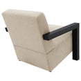 thumbnail image 3 of Coaster Fitzroy Boucle Upholstered Accent Arm Chair Latte, 3 of 12