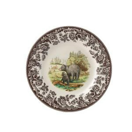 

Spode Woodland Salad Plate Black Bear