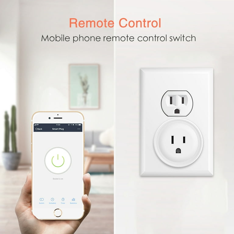 3 Pack WiFi Smart Plug APP Remote Control Timer Outlet Power Socket US Plug