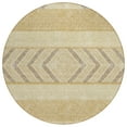 thumbnail image 2 of Addison Rugs Chantille Indoor/Outdoor Transitional Southwest Gold Washable Round Rug, 8' x 8', 2 of 6