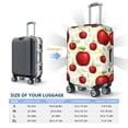 thumbnail image 4 of Yiaed Fruit Apples Print Travel Luggage Cover Suitcase Protector Fits 18-32 Inch Luggage Wheel Covers Patterned Elastic Luggage Anti-scratch（No luggage）-Medium, 4 of 5