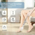 thumbnail image 2 of Toe Cleaning Brush,foot Scrubber In Shower Long- Handled Toe Lotion Applicator For Seniors,elderly, 2 of 5