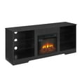 thumbnail image 5 of 58-inch Black TV Stand with Adjustable Fireplace Flame Speed for TVs up to 62-inch Suits Different Scenes, 5 of 6