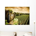 thumbnail image 1 of Wine and Vineyard Vintage Wall Mural by Wallmonkeys Peel and Stick Graphic (36 in W x 27 in H) WM13050, 1 of 4