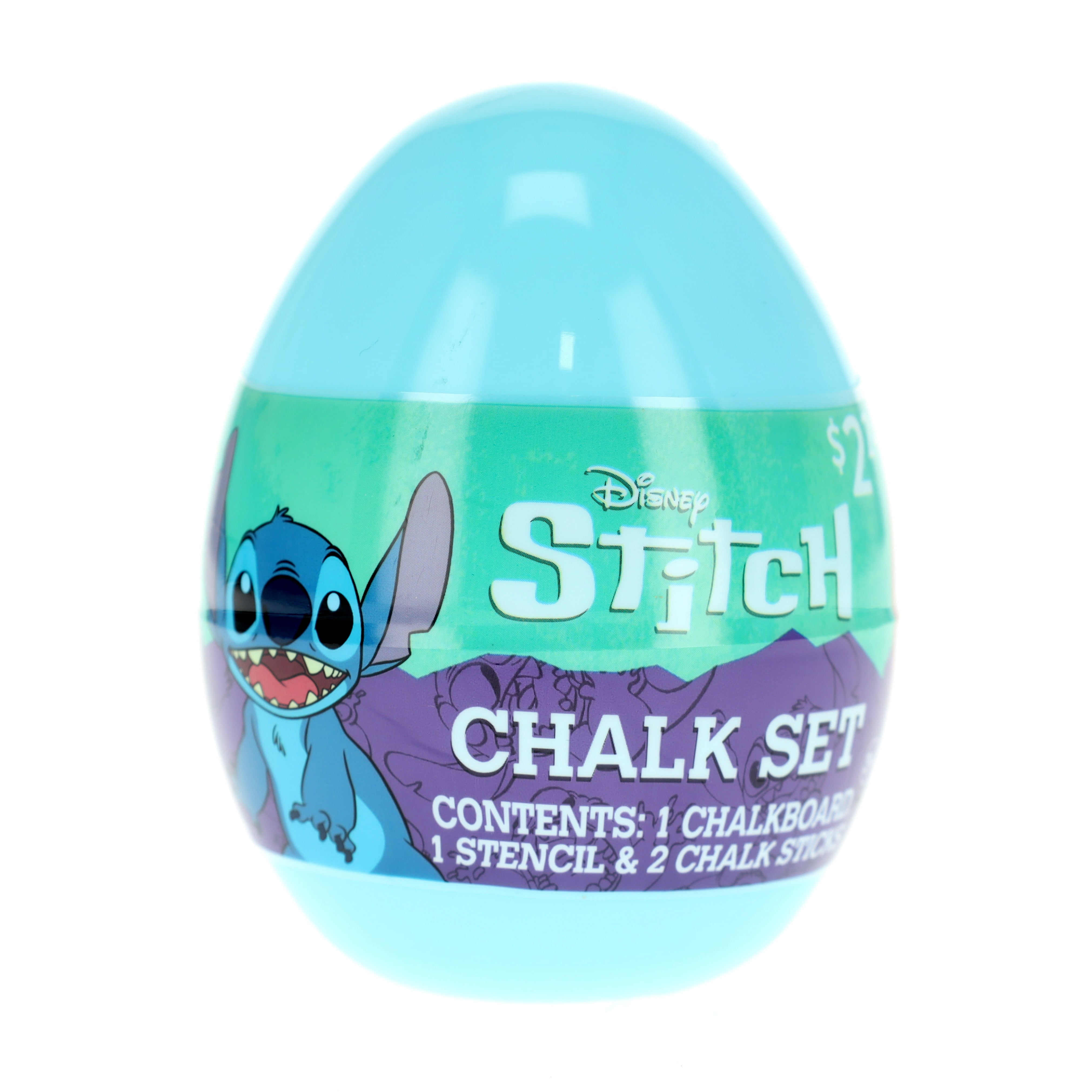 Way to Celebrate Stitch Chalk Set Activity Plastic Egg, for Unisex Child Ages 3+