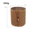 thumbnail image 3 of BambooMN Granulated Bamboo Charcoal Odor Absorber Bag in Decorative 4" Brown Cylinder, 4 Sets, 3 of 7