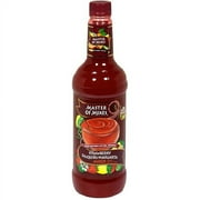 (6 Bottles) Master of Mixes Strawberry Daiquiri/Margarita Mixer, 1 L