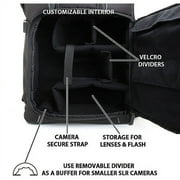 Professional Gear Backpack for Cameras , Laptops and Accessories by USA Gear - Works with Canon , Fujifilm , Sony and Many Other DSLR , Mirrorless & Instant Cameras