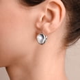 thumbnail image 4 of Lancharmed Silver Plated Stud Earrings,Gradient Water Drop Earring Gifts for Women over 60, 4 of 7