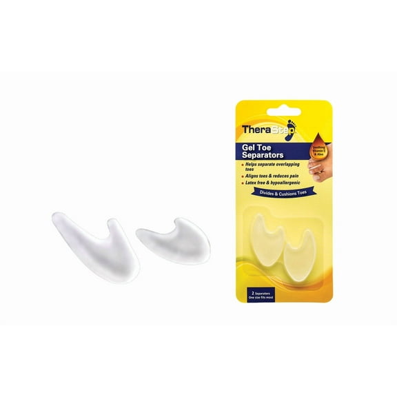 Silipos TheraStep Gel Toe Separators 2/pkg.