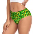 thumbnail image 2 of Fotbe Corn 4 Calzones Estampados para Mujer – Ropa Interior de Algodón, Cómoda, Suave y Elástica-Medium, 2 of 6