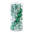 thumbnail image 3 of Bearachild 24 piezas de bolas de Navidad pequeñas bolas decorativas para interiores y exteriores, casa de campo, sala de estar, dormitorio, Kits de decoración para fiestas Verde, 3 of 6
