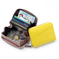 thumbnail image 2 of Monedero de piel auténtica de estilo japonés con múltiples tarjetas, monedero RFID, tarjetero con cremallera, monedero para hombre y mujer, gran capacidad, 2 of 6