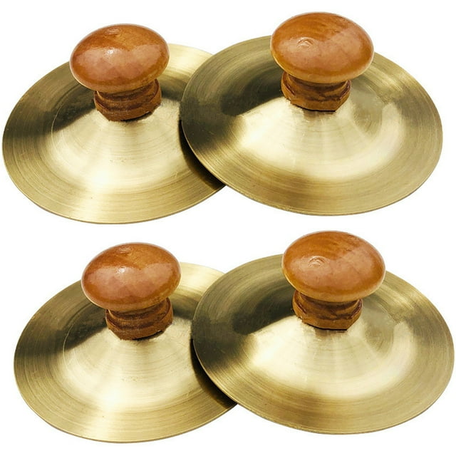 MasteelfCA 4pcs Finger Cymbals Kids Finger Cymbals Mini Musical Instruments Early Educational Cymbals