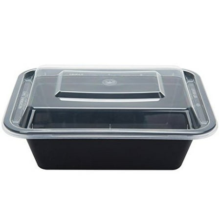 Safepro 12 Oz Black Rectangular Microwavable Container With Clear Black Rectangular Microwavable Container With Clear Lid Bento Lunch Box