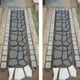 thumbnail image 3 of Fabricación de moldes de pavimentación de bricolaje Hogar Jardín Camino de entrada Molde negro Camino de piedra Pavimentadora de hormigón Inevent JJ23280-00, 3 of 6