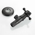 thumbnail image 3 of Black Angle Valve for Faucet Interface, 1pc Plumbing Connector, 3 of 5