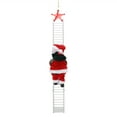 thumbnail image 3 of Decoración del árbol de Navidad, Suministros de decoración navideña Muñeca eléctrica de Papá Noel Escalera de escalada eléctrica Los mejores materiales, 3 of 8