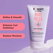 Noughty 97% Natural Wave Hello Curl Taming Cream, Vitamin Rich Smoothing Formula for Curly and Wavy Hair, with Sea Kelp and Mango Butter, Sulphate Free Vegan Haircare 150ml