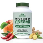Country Farms Apple Cider Vinegar Capsules with Ginger, Cayenne & Maple, 90 Capsules