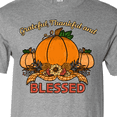 thumbnail image 4 of Inktastic Thankful Grateful and Blessed Pumpkins and Sunflower T-Shirt, 4 of 5