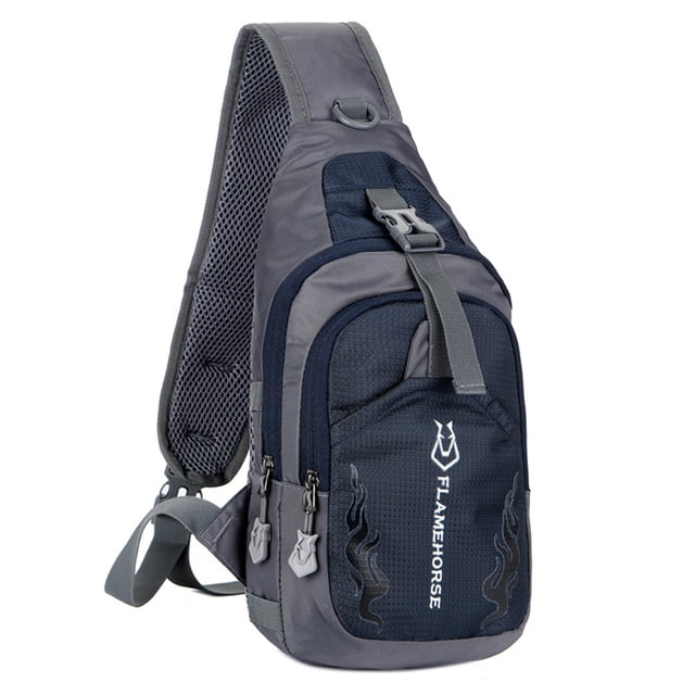 Pack exterior Mochila con honda para hombre, bandolera en el pecho, bandolera, viaje, deportes, gimn FLAMEHORSE Pack exterior