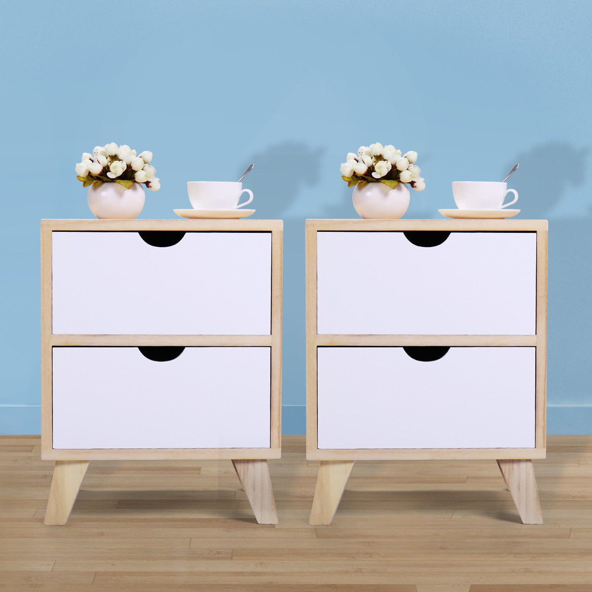 Details about   Coffee Table w 2 Bins Drawer Storage Modern Furniture Wood Espresso/Brown New 