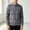 #0343-Gray, variant on Men's Plaid Print Long Sleeve Polo Shirt With Pocket Casual Business Solid Color Checkered Top Khaki M Gift