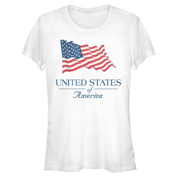 Juniors Lost Gods United States of America Classic Flag T Shirt