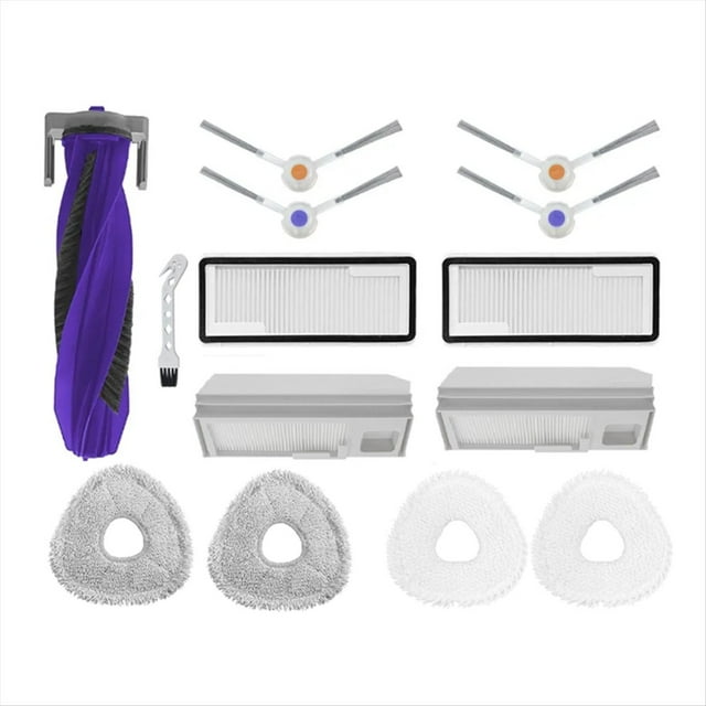 Accesorios de Repuesto Robot Aspirador para Freo X Ultra /J4/J4 Lite, Cepillo Lateral Principal, Fregona, Filtro de Bolsa de Polvo Integrado