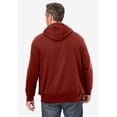 thumbnail image 4 of Kingsize Men's Big & Tall Fleece Zip-front Hoodie Jacket, 4 of 6