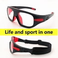 thumbnail image 4 of Lunettes de Basketball Résistantes à l'Usure Détachables Anti-Buée Résilientes à la Flexion avec Coussinets de Nez Protectrices Résistantes aux Chocs Lunettes de Sport pour Exercice, 4 of 7