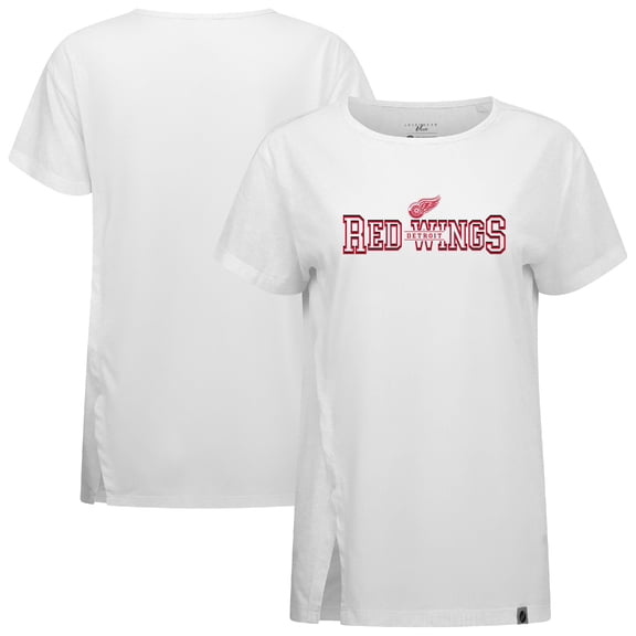 Women's Levelwear White Detroit Red Wings Influx Journey T-Shirt