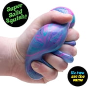 Schylling NeeDoh Nice Cube Swirl - Sensory Toy with a Super Solid Squish - Unique, Swirling Color Blend - Ages 3 and Up - Purple/Blue; One Cube Per Pack