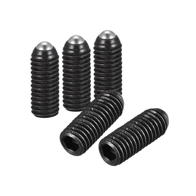 Unique Bargains Vis à Bille, M8 x 20mm Acier au Carbone Métrique Ressort Douille Hexagonale Vis à Vis 5 Pack
