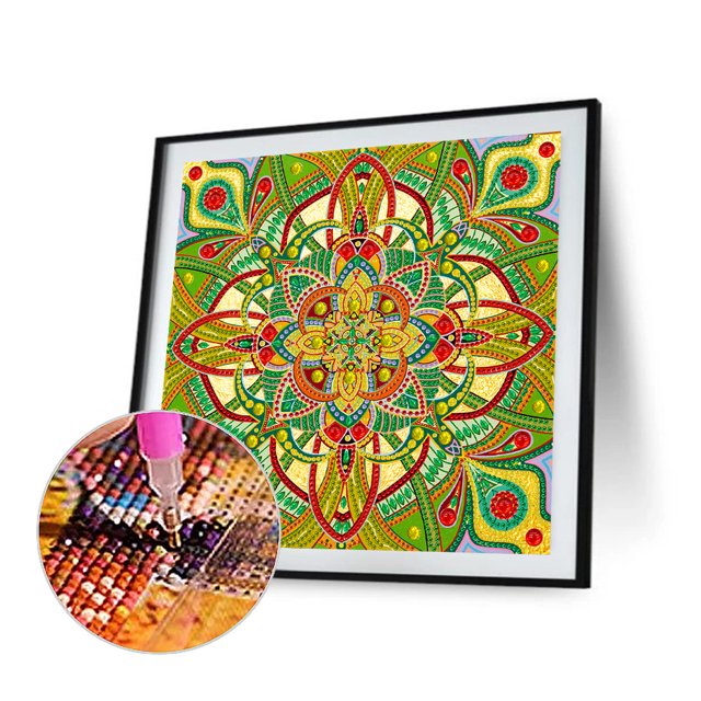 Cuadros Decorativos Datura 5D DIY Diamond Painting Kits Decoración de taladro parcial en forma especial (YXC260) Ehuebsd embutido en tela