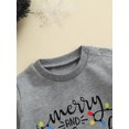 thumbnail image 5 of Qmyliery Baby’s Christmas Letter Printed Round Neck Long Sleeve Romper Suit, 5 of 8