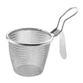 thumbnail image 3 of Cesta coladora de pasta, cesta para freír, colador de acero inoxidable, colador de alimentos, cesta para cocinar pasta casera, accesorios para freír p, 3 of 9